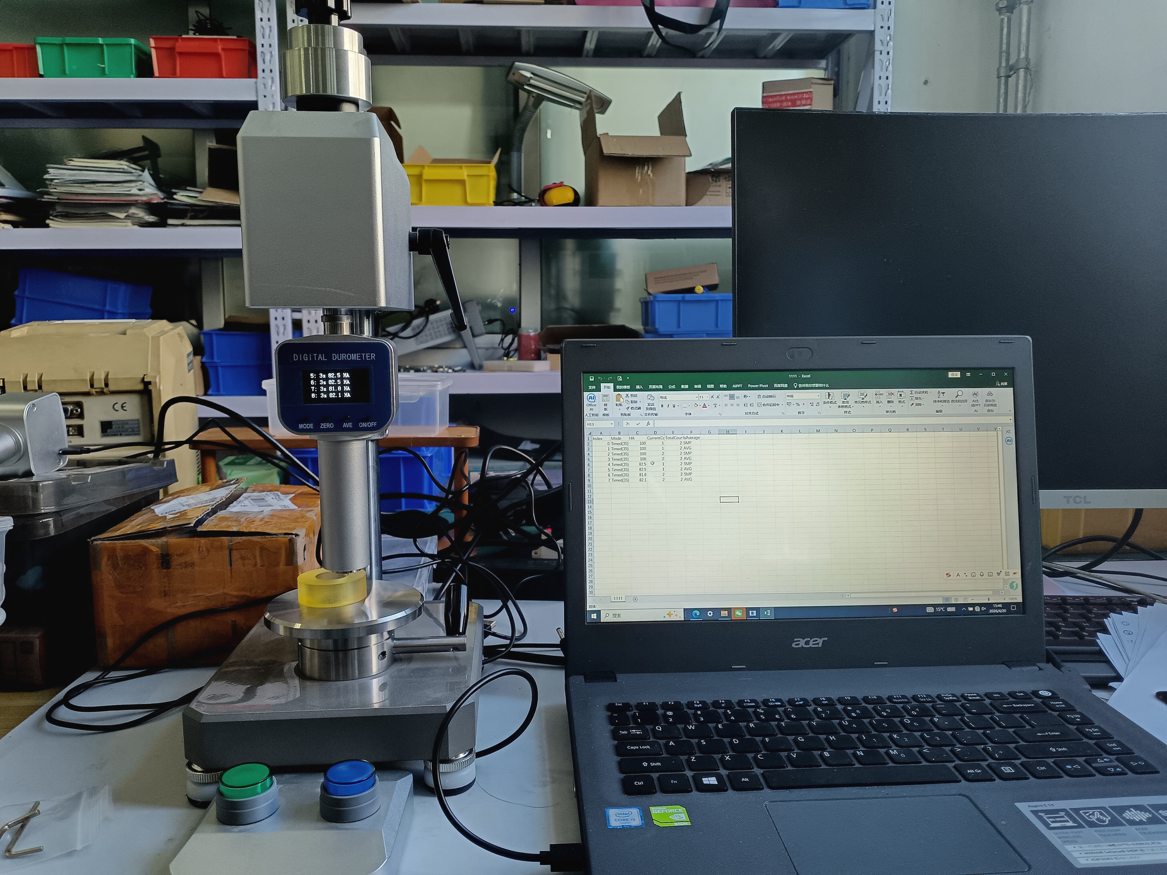 tam otomatik shore durometresi, Kau&ccedil;uk ve Plastikler i&ccedil;in Y&uuml;ksek Hassasiyetli Dijital Shore sertlik test cihazı (ISO 7619 / ASTM D2240)