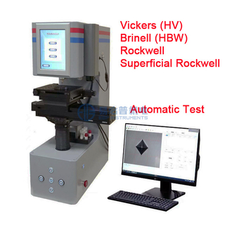 Tamamen Otomatik Evrensel Sertlik Test Cihazı Brinell Rockwell Vickers Sertlik Testi BRV-250AZ