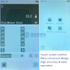 Dokunmatik ekran kontrolü ile taşınabilir sertlik test cihazı