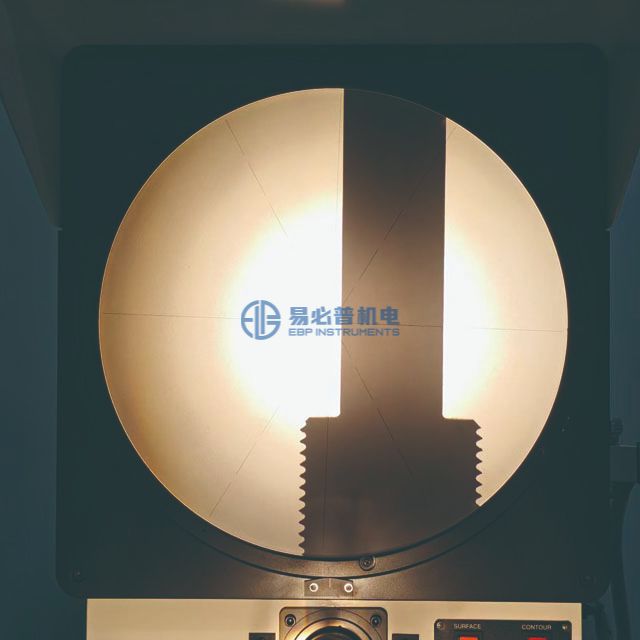 Hassas Yatay Profil Projektör Yüksek Doğruluk Ölçümü EYP-200H / 250H Optik Karşılaştırıcı