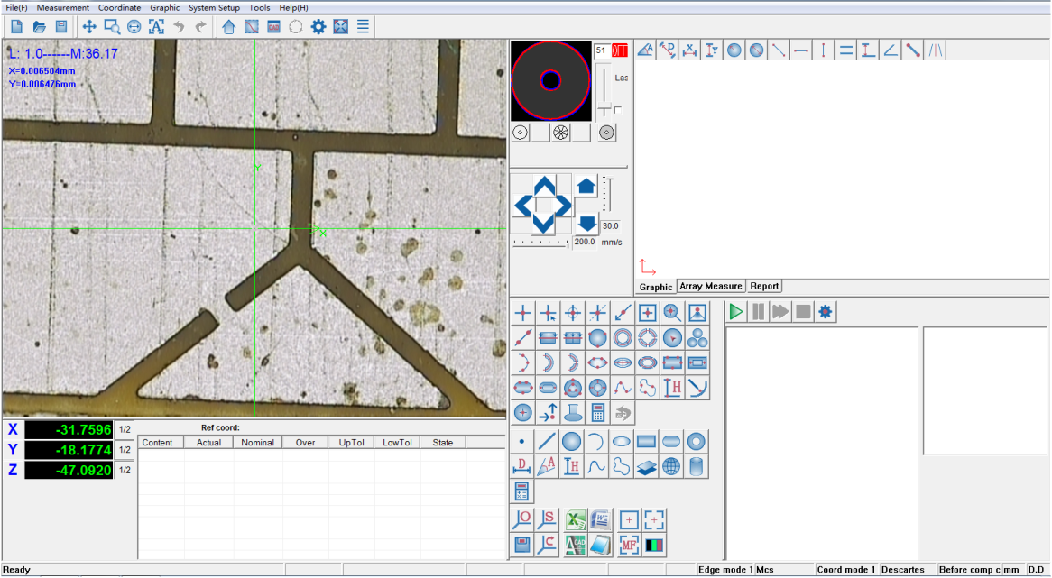 CNC video &ouml;l&ccedil;&uuml;m makinesi