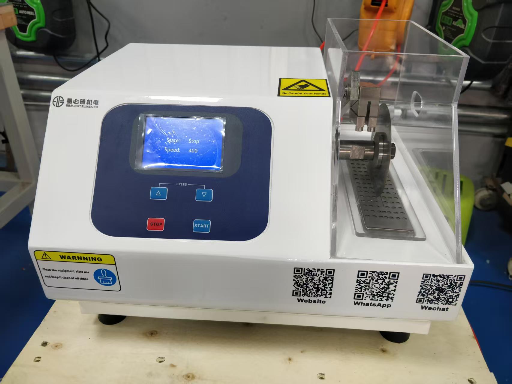 Hassas metalografik &ouml;rnek kesme makinesi