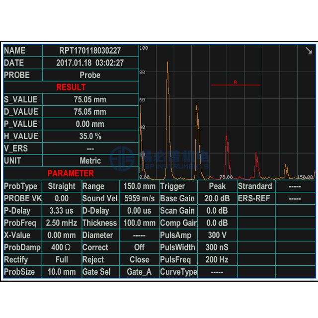 Dijital Ultrasonik Kusur Sızıntısı Çatlak Test Cihazı