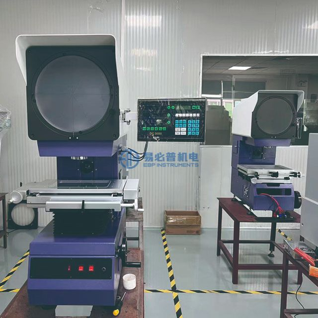 Dijital Okumalı Dikey Optik Karşılaştırma Makinesi Profil Projektörü EYP-150 / 200 / 250