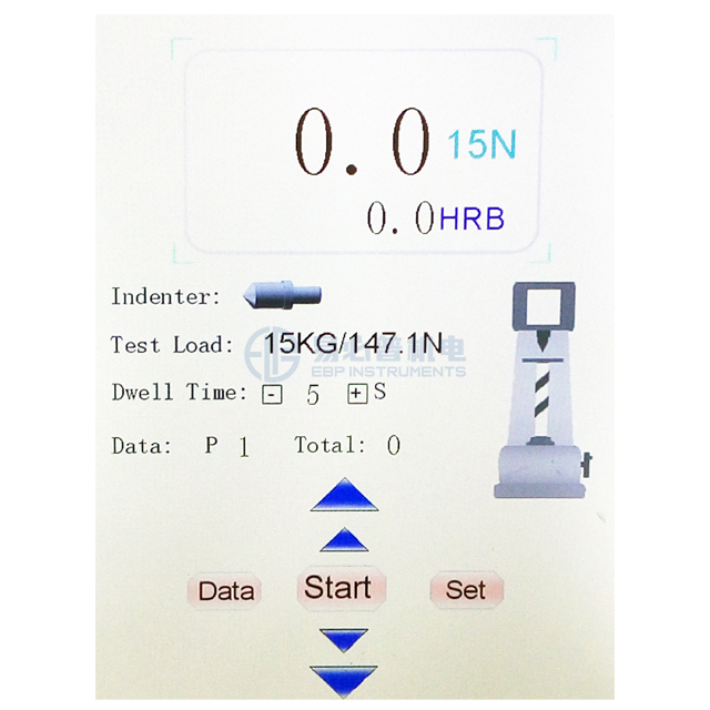 Tam Otomatik Twin Rockwell Yüzeysel Rockwell Sertlik Test Cihazı RSR-150AT