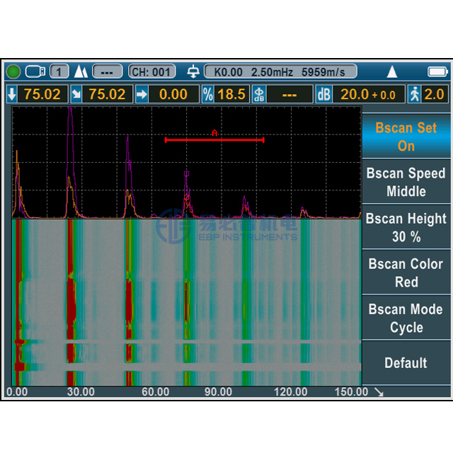 Dijital Ultrasonik Kusur Sızıntısı Çatlak Test Cihazı