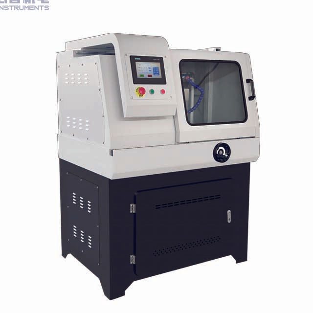 Metalurji Laboratuvarları Kesici Otomatik Metalografik Numune Kesme Makinesi CM-100YZ Kullanıyor